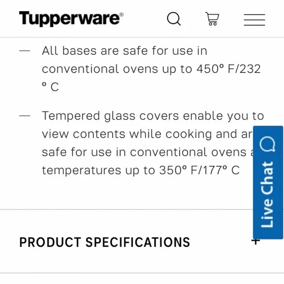Tupperware Chef Series II 3.2 Qt. / 3L Sauteuse Pan